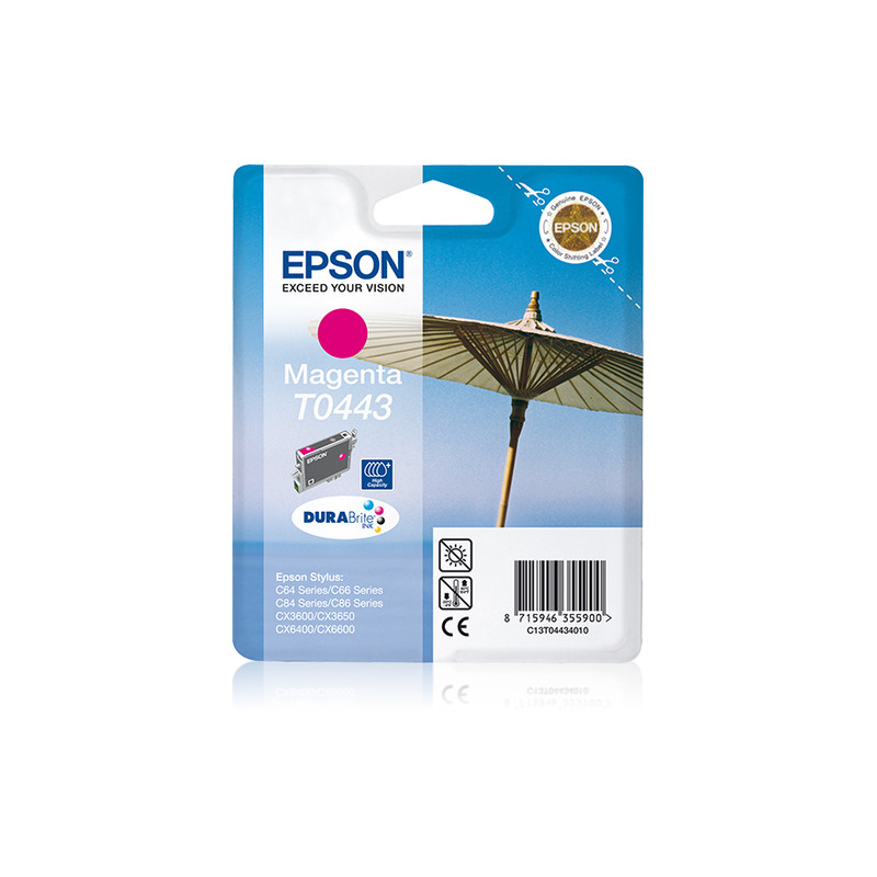 T0443 - Cart. Encre Marque Epson C13T04434010 - Magenta