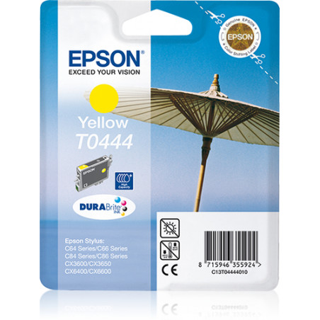 T0444 - Cart. Encre Marque Epson C13T04444010 - Jaune