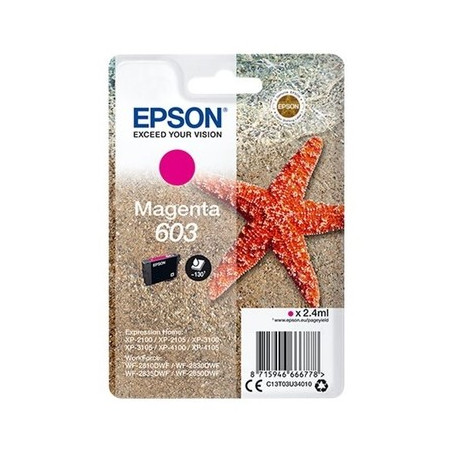 603 - Cart. Encre Marque Epson C13T03U34010 - Magenta