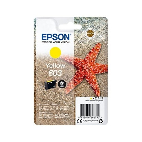 603 - Cart. Encre Marque Epson C13T03U44010 - Jaune