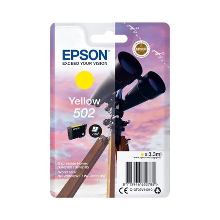 502 - Cart. Encre Marque Epson T02V440 - Jaune