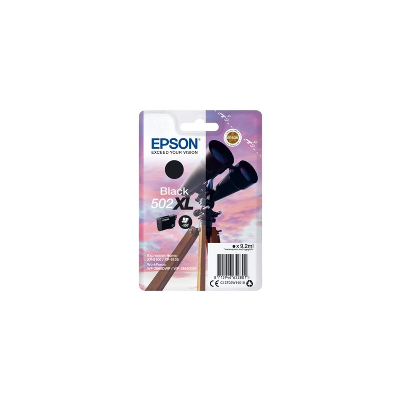 502XL - Cart. Encre Marque Epson T02W140 - noir
