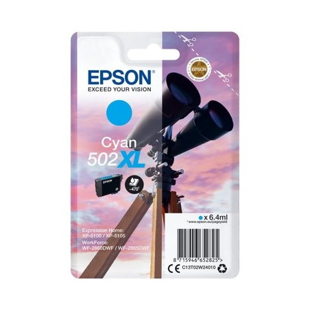 502XL - Cart. Encre Marque Epson T02W240 - Cyan