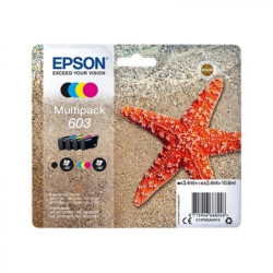 603 - Pack x 4 Cart. Encre Marque Epson T03U64010 - Noir Cyan Magenta Jaune