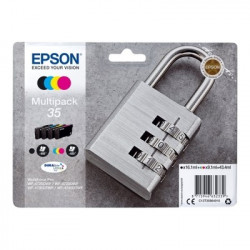 35 - Pack x 4 Cart. Encre Marque Epson C13T35864010 - Noir Cyan Magenta Jaune