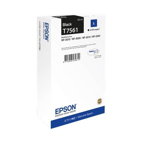 Epson T7561 - Cartouche marque Epson C13T756140 - Noir