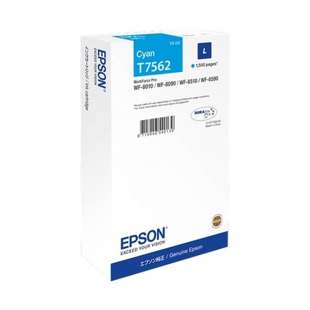 Epson T7562 - Cartouche marque Epson C13T756240 - Cyan