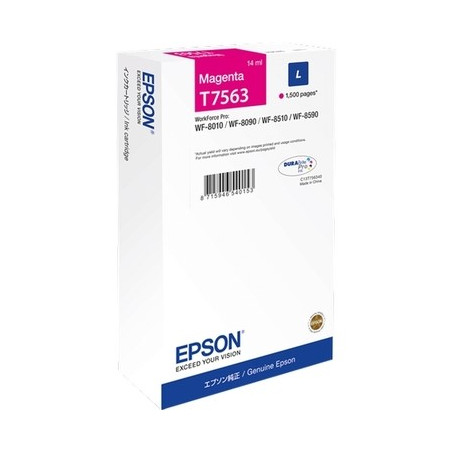 Epson T7563 - Cartouche marque Epson C13T756340 - Magenta