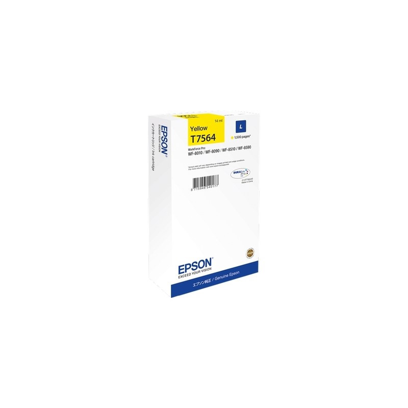 Epson T7564 - Cartouche marque Epson C13T756440 - Yellow