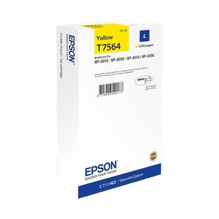 Epson T7564 - Cartouche marque Epson C13T756440 - Yellow