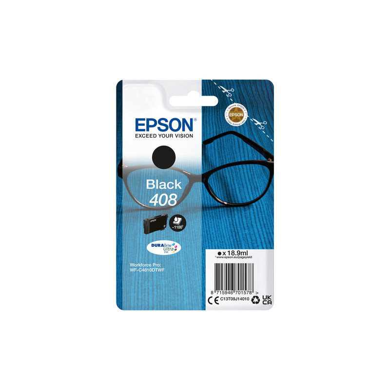Epson 408 - Cartouche boite marque Epson C13T09J14010 - Lunettes - Noir