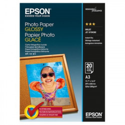 Epson - Papier A3 photo glacé 200g/m2 marque 20 feuilles - Epson S042536