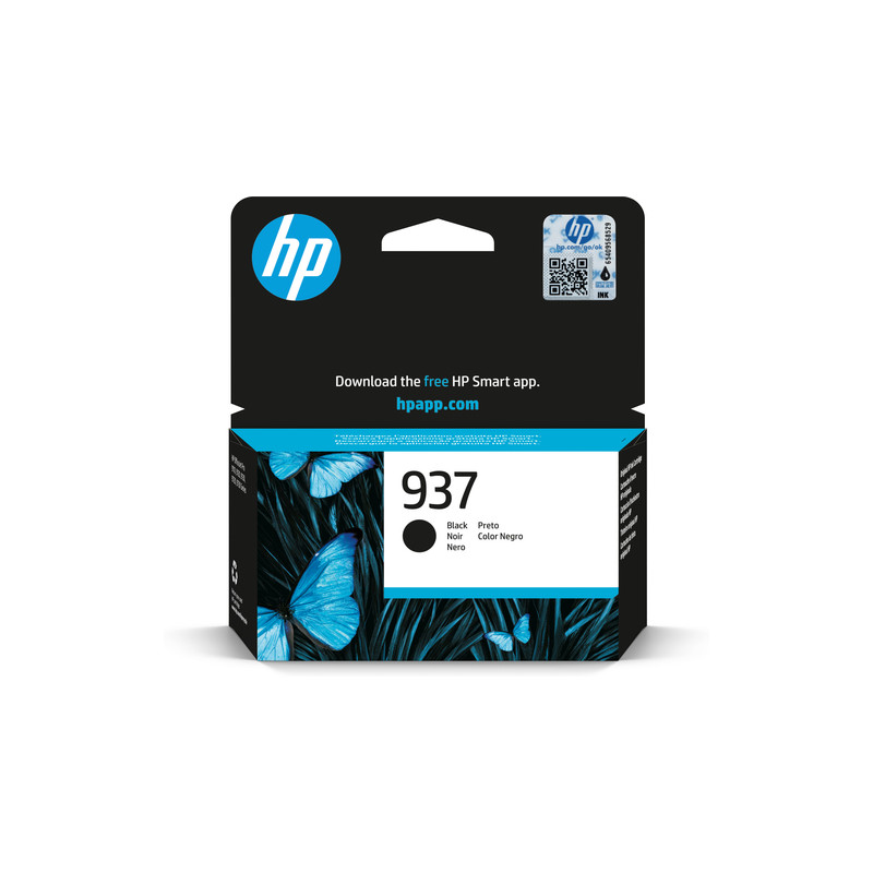 Hp 937 - cartouche jet d'encre marque 4S6W5NE - Black