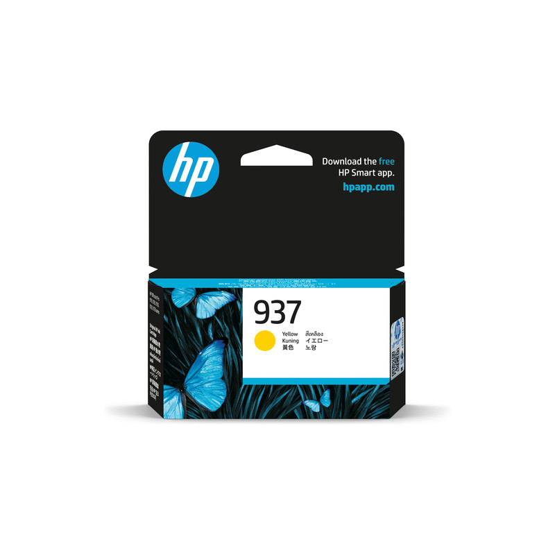 Hp 937 - cartouche jet d'encre marque 4S6W4NE - Yellow