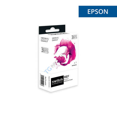 Epson 408 - Cartouche boite SWITCH équivalente à Epson C13T09J34010 - Lunettes - Magenta