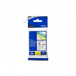 Brother TZE-211 - Ruban Etiquette 6mm marque Brother TZE211 - Noir sur Blanc