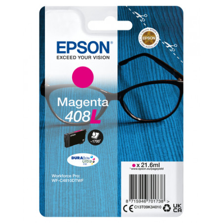 Epson 408XL - Cartouche boite marque Epson C13T09K34010 - Lunettes - Magenta