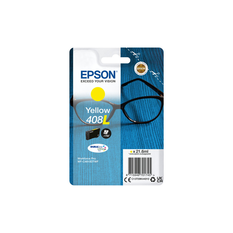Epson 408XL - Cartouche boite marque Epson C13T09K44010 - Lunettes - Yellow