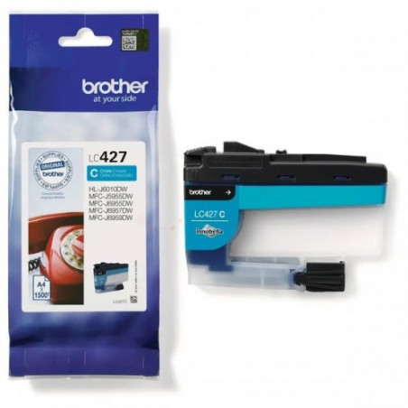 427 - Cart. Encre Marque Brother LC427C - Cyan