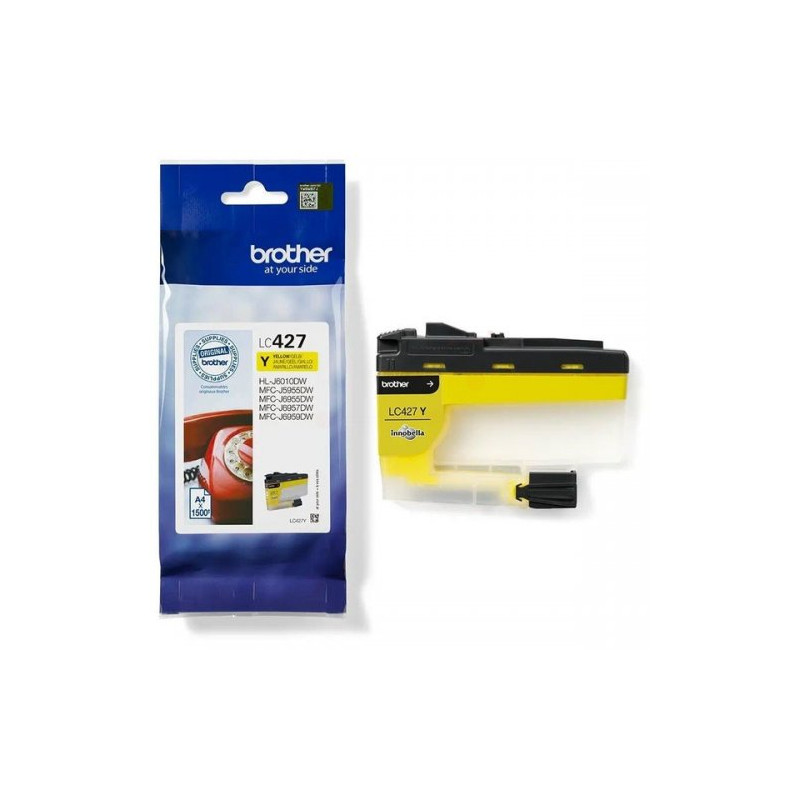 427 - Cart. Encre Marque Brother LC427Y - Jaune