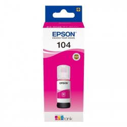 Epson 104 - Recharge d'encre marque C13T00P340 - Magenta