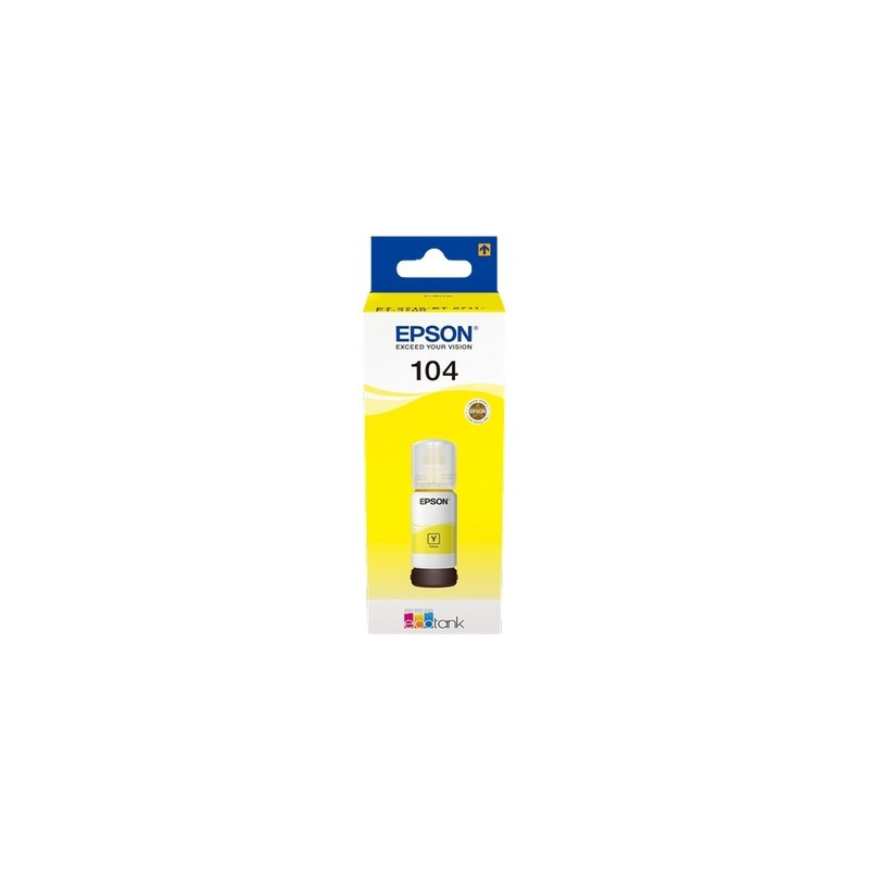 Epson 104 - Recharge d'encre marque C13T00P440 - Yellow