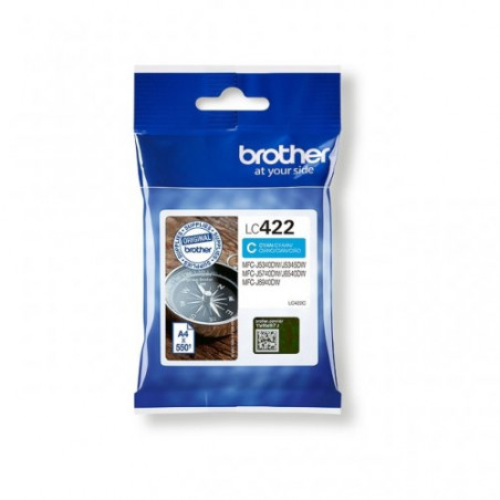 Brother 422 - Cartouche marque Brother LC422C - Cyan