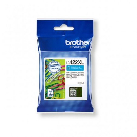 Brother 422XL - Cartouche marque Brother LC422XLC - Cyan