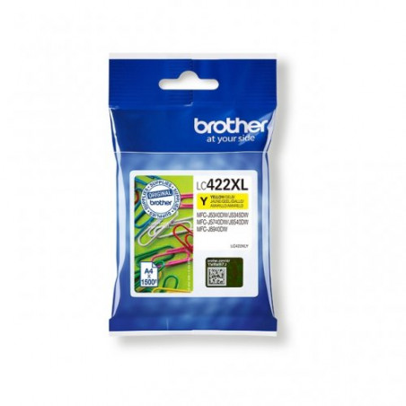 Brother 422XL - Cartouche marque Brother LC422XLY - Yellow