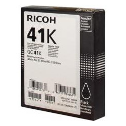 GC-41 - Cart. Encre Marque Ricoh 405761, GC41K - noir