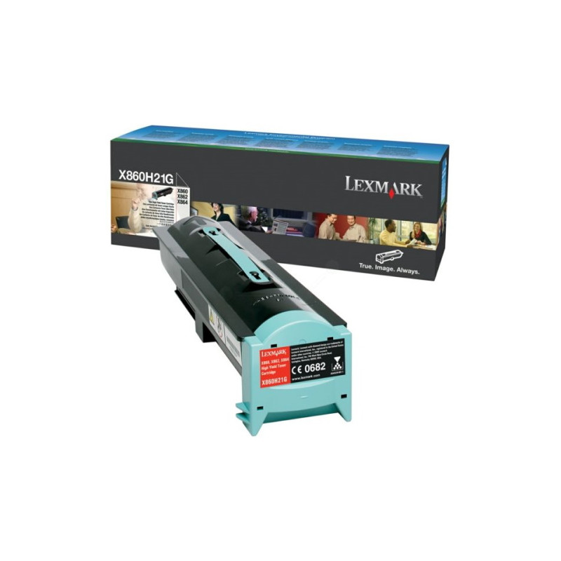 Lexmark X860 - Toner marque 0X860H21G - Black