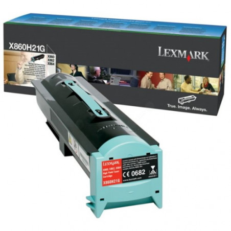 Lexmark X860 - Toner marque 0X860H21G - Black