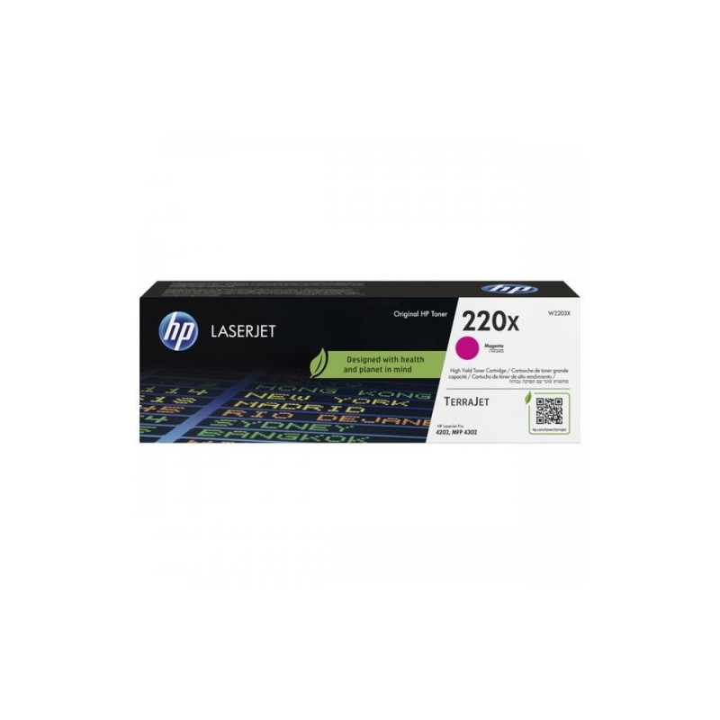 Hp 220X - Toner marque W2203X, 220X - Magenta