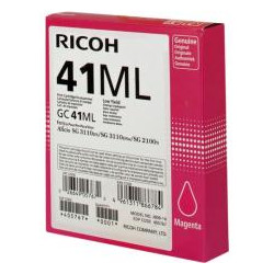 GC-41 - Cart. Encre Marque Ricoh 405767, GC41ML - Magenta