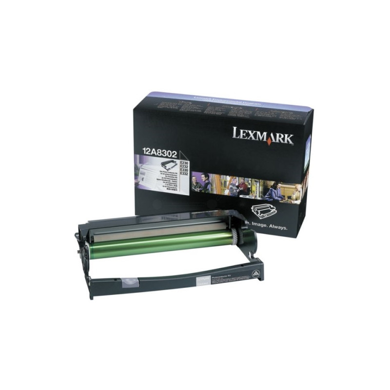 Lexmark 12A8302 - Tambour marque Lexmark 12A8302 - Noir