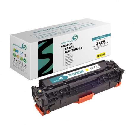 HP 312A - SMARTMATE Toner Rema équivaut à CF382A - Yellow