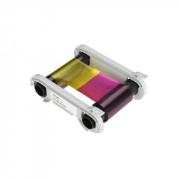 R5F208E100 - Ruban marque EVOLIS 300 faces pour imprimantes à carte - YMCKO