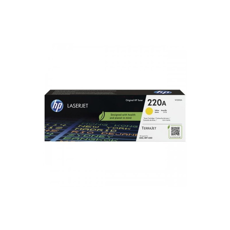 Hp 220A - Toner marque W2202A, 220A - Yellow
