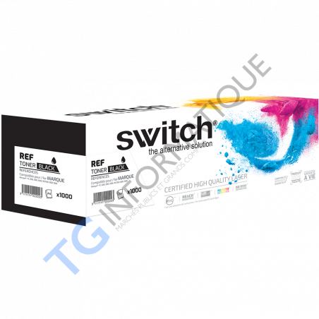 Hp 220X - Toner SWITCH équivaut à W2200X, 220X - Black