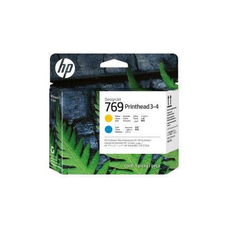 Hp 769 - Tête d'impression marque Hp 7K5U6A - Cyan/Jaune