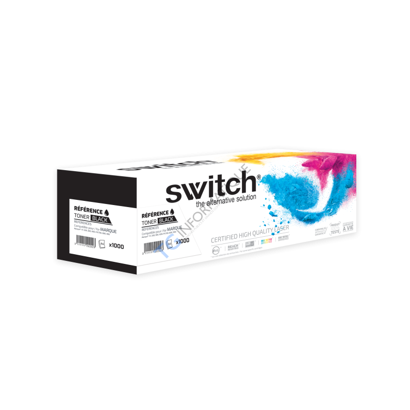 HP 139 - Toner SWITCH équivaut HP W1390A, 139A - Noir