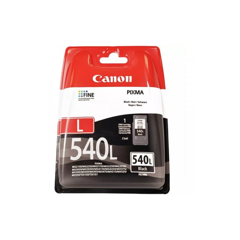 540L - Cart. Encre Marque Canon PG540L, 5224B001 - noir