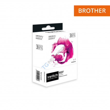 Brother 427XL - SWITCH cartouche jet d'encre équivaut à LC427XLM - Magenta