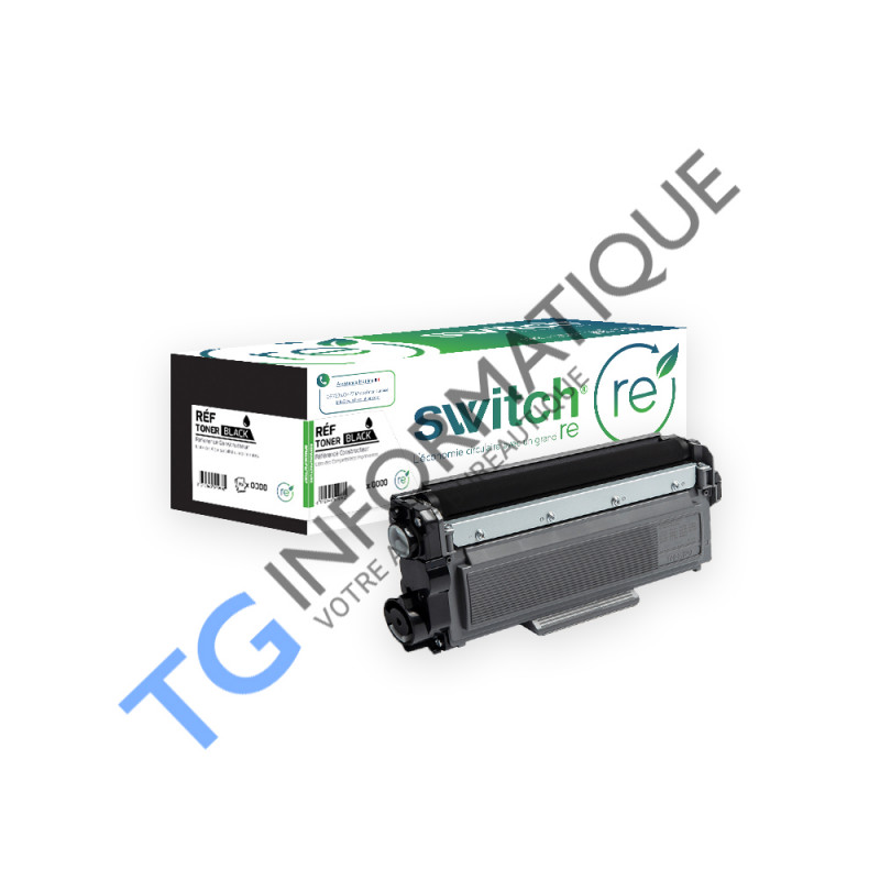 Brother TN-3480 - SWITCH RE Toner Reman équivalent à TN-3480 - Black