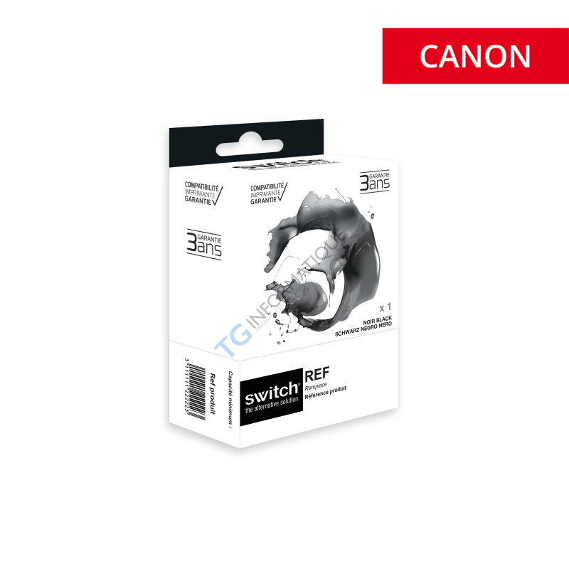Canon 575XL - SWITCH cartouche jet d'encre 'Ink Level' équivaut à PG575XL, 5437C001 - Black