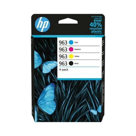 Hp 963 - Pack x 4 marque Hp 6ZC70AE - Noir Cyan Magenta Jaune