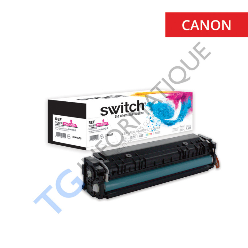 Canon 055H - Toner SWITCH compatible Canon 055H, 3018C002 - Magenta