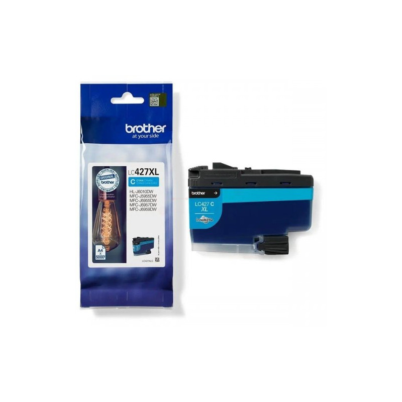427XL - Cart. Encre Marque Brother LC427XLC - Cyan