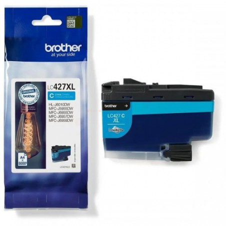 427XL - Cart. Encre Marque Brother LC427XLC - Cyan