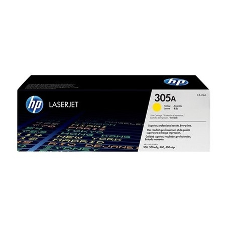 HP 305A - Toner original HP CE412A - Jaune